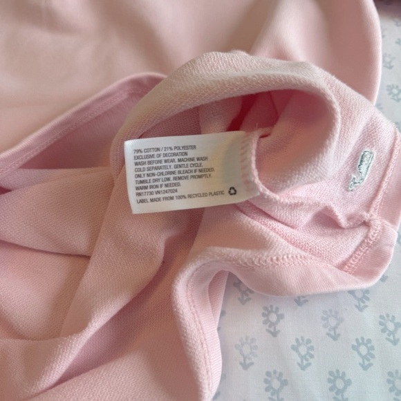 Vineyard Vines Pink Quarter-Zip Sweater with Patchwork Shoulders Size X Large - Picture 6 of 6